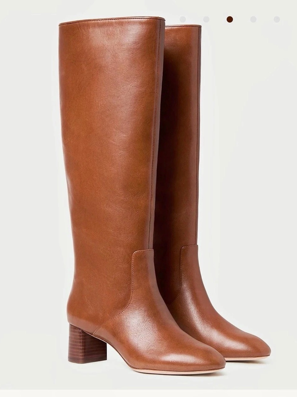 Loeffler Randall Suede Knee-High Boot Brown